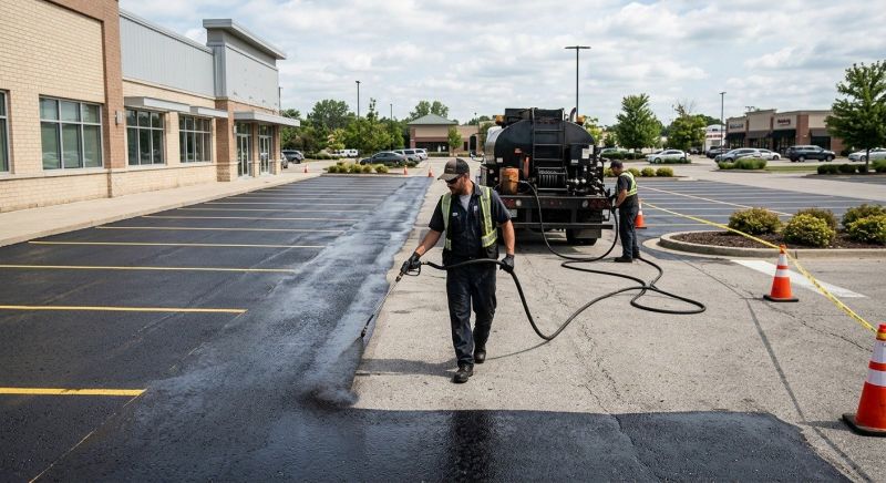 Asphalt Parking Lot Sealing in Grand Rapids, MI