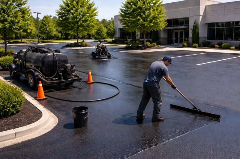 Asphalt Parking Lot Sealing in Sarasota, FL