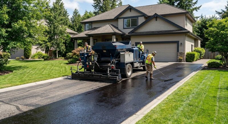 Asphalt Slurry Sealing in Greenville, SC
