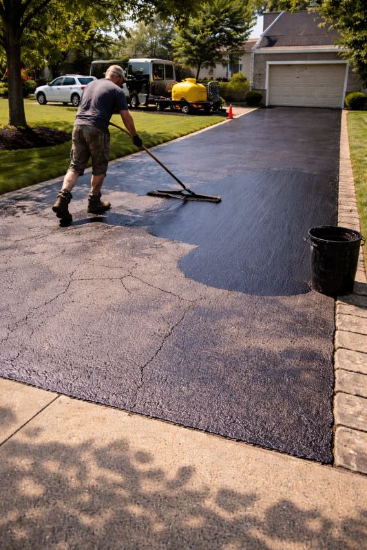 Blacktop Driveway Sealing in San Antonio, TX