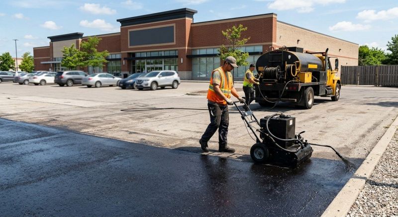 Church Parking Lot Sealcoating in Fort Collins, CO