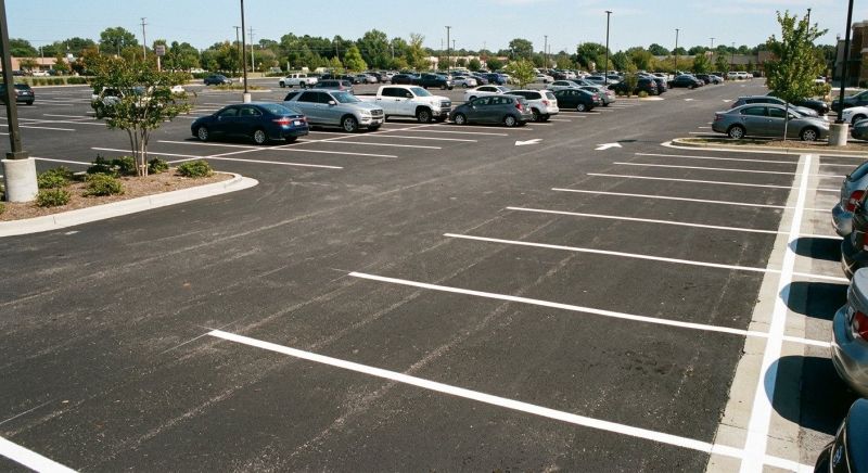 Church Parking Lot Striping in Alpharetta, GA