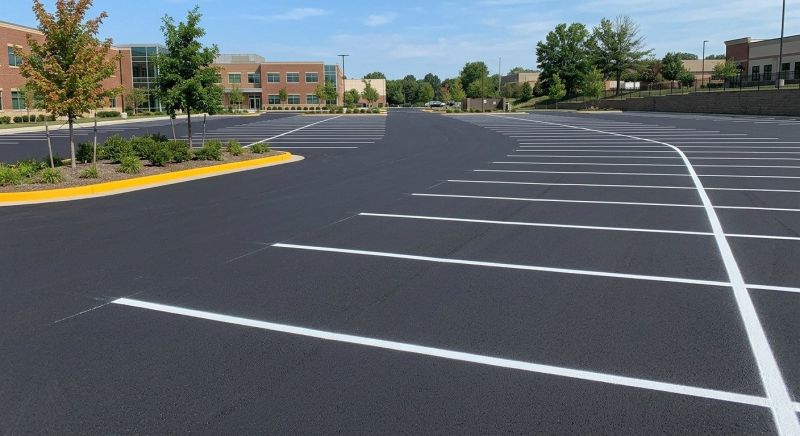 Church Parking Lot Striping in Alpharetta, GA