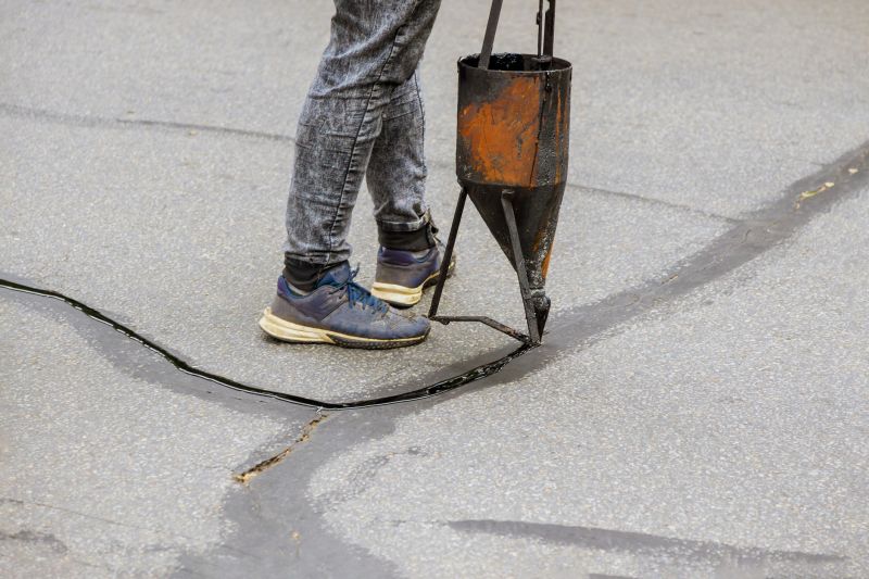 Hot Tar Driveway Sealing in Greenville, SC