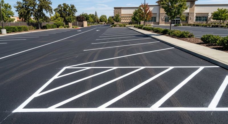 Parking Area Striping in Alpharetta, GA
