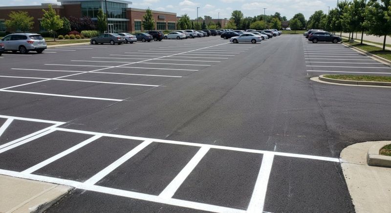 Parking Garage Striping in Suwanee, GA