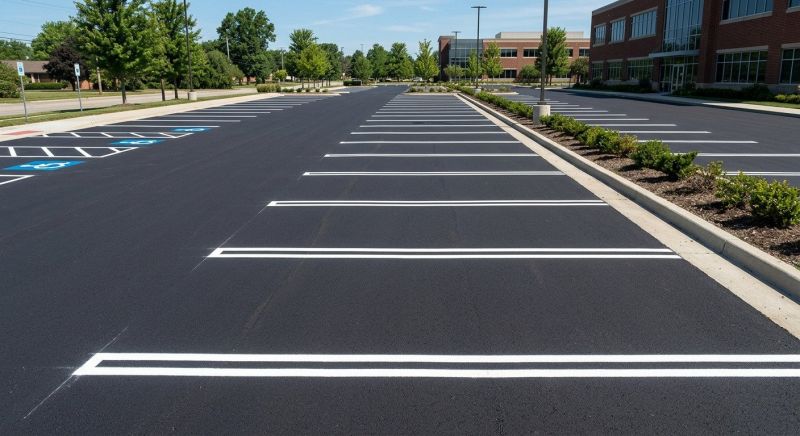 Parking Lot Painting in Roswell, GA