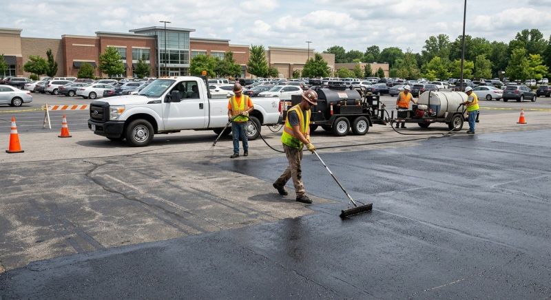 Parking Lot Resurfacing in Miami Dade County, FL