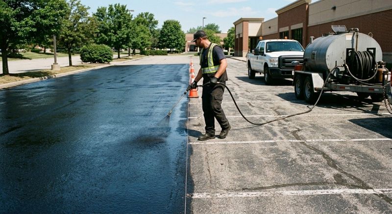 Parking Lot Sealcoating in Greenville, SC